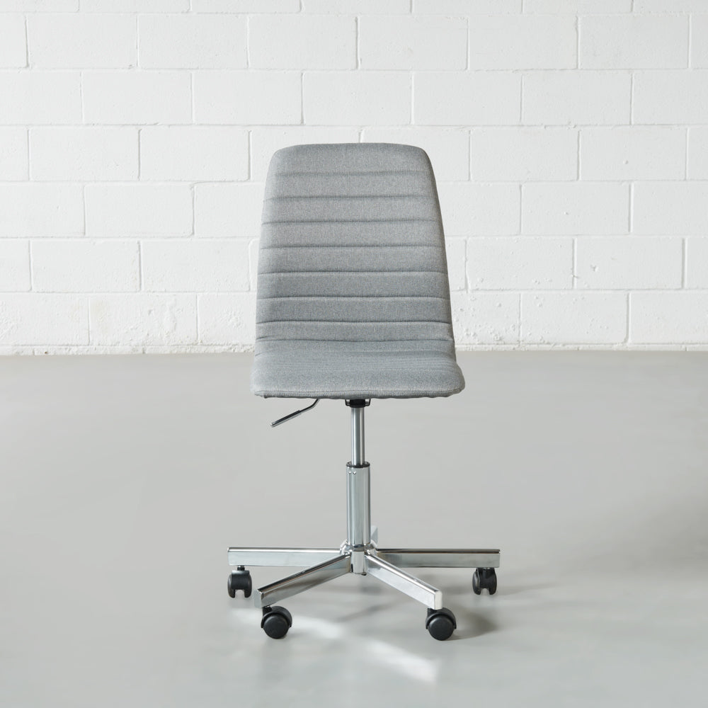 AMANDA - Grey Fabric Desk Chair - FINAL SALE