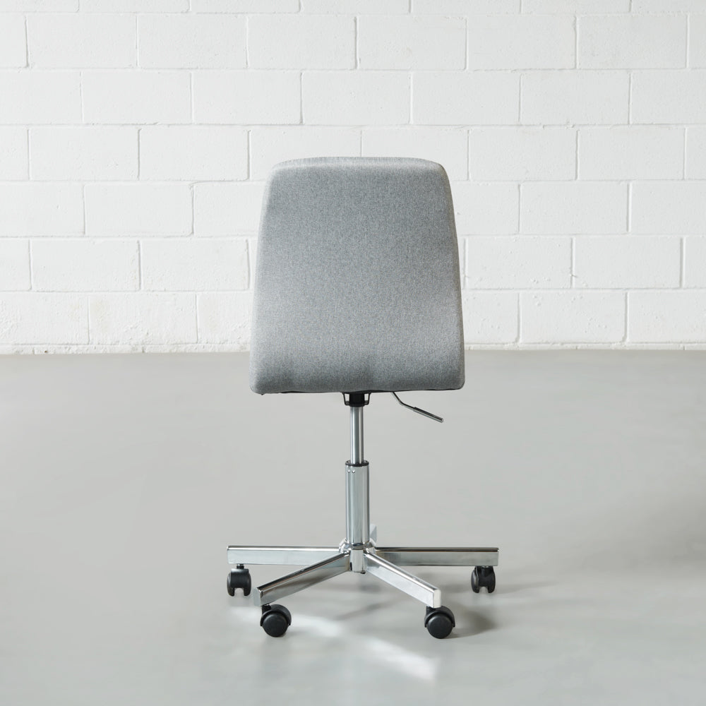 AMANDA - Grey Fabric Desk Chair - FINAL SALE