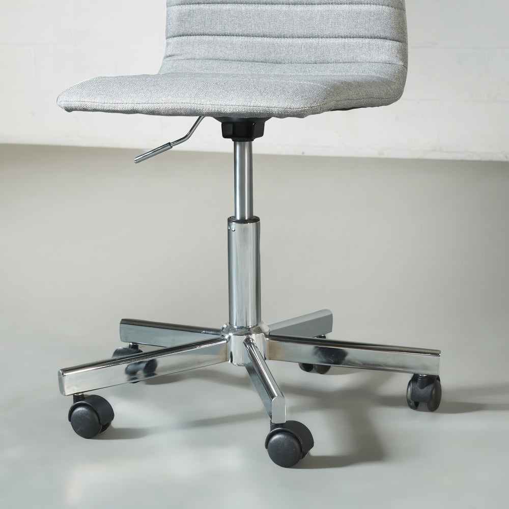 AMANDA - Grey Fabric Desk Chair - FINAL SALE