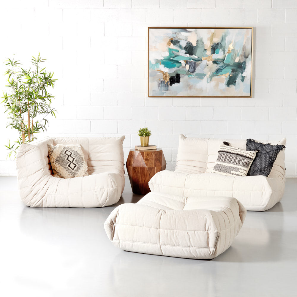 KABINE - Beige Corner Chair Module