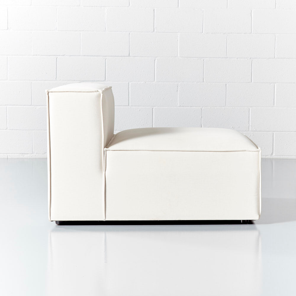 MASON - Cream Fabric Armless Chair Module