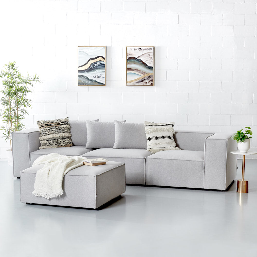 MASON - Light Grey Modular Set (3 piece)