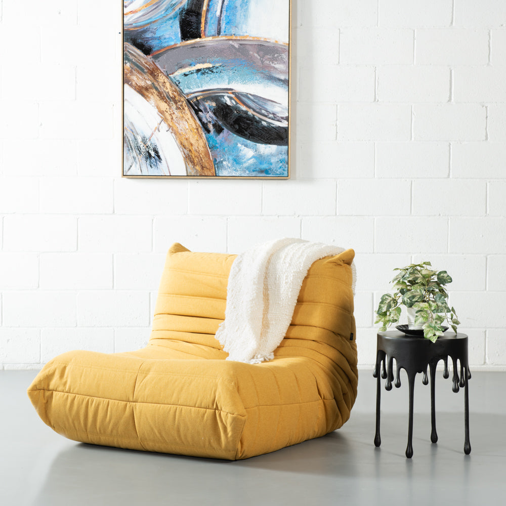 KABINE - Yellow Lounge Chair Module