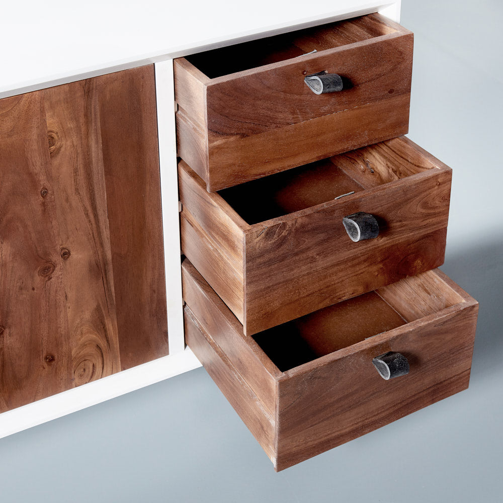 CHARDONNAY - Acacia Wood Sideboard